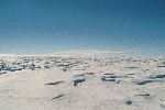 Snow formations on the Antarctic plains