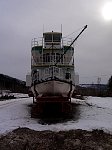 Ferry, stowed for the winter