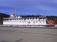 Historic paddle steamer
