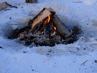 Bonfire at Shallow Bay