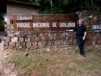 Ubajara park entrance and me