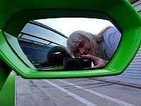 Me in Lamborghini mirror