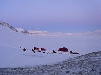 Camp at Tempelfjorden