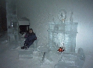 [In the Ice Hotel, April 1997]