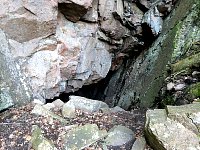 Kullaberg nature reserve Fredrik VII cave