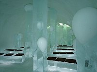 Ice hotel ceremonial hall