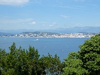 Island Sainte-Marguerite view towards Cannes