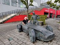 Fangio bronze sculpture at Nürburgring