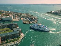 Large Isle of Wight ferry from Spinnaker Tower