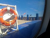 View from hovercraft leaving Portsmouth