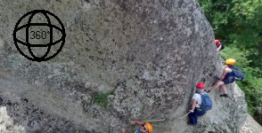 Standing on the boulder 360 degree view